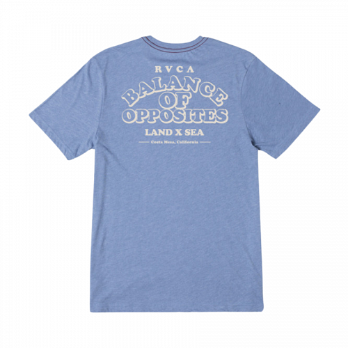 T-shirt Enfants RVCA Landsee Blue